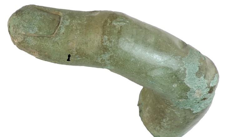 Finger fragment from Roman statue, Lincoln