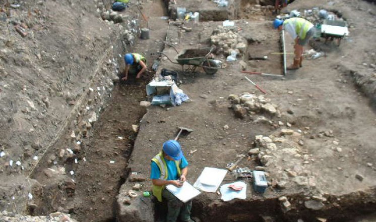 The museum excavations