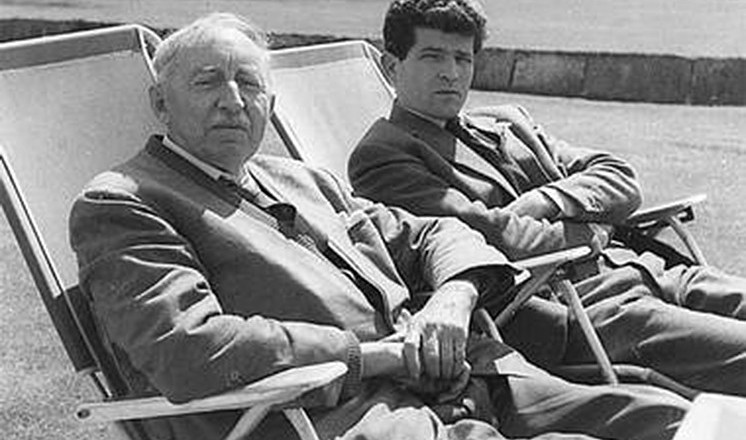 Mattei Radev (right) with good friend E.M. Forster