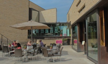 Museum courtyard