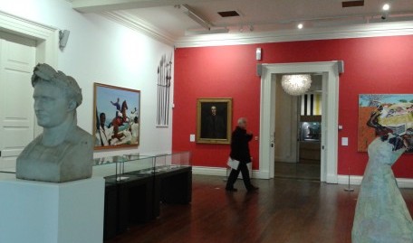 Usher Gallery Re-Hang. 'What's Going On' by Prof. Raimi Gbadamosi