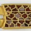 Early medieval gold and garnet belt buckle from Cumberworth, Lincolnshire