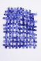 Nikki Carroll, Grid Ceramic blue, Time for Practice Artist Development Bursary 2020