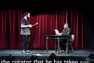 Artist and Curator on Stage