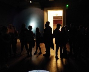 On the Beach at Night Alone, installation view, photograph courtesy of University of Lincoln