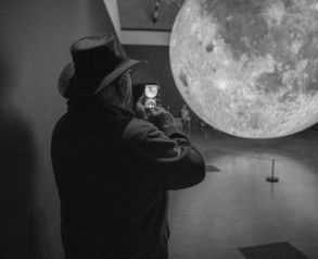 Luke Jerram’s Museum of the Moon, photograph by Keith James, 2019