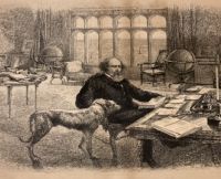 Courtesy of Lincolnshire Archives. C. Roberts, 'Lord Tennyson in his study at Aldworth 1885'; S Hollyer/The Daily Graphic 1892