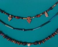 A selection of Egyptian beaded necklaces from our collections
