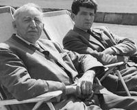 Mattei Radev (right) with good friend E.M. Forster
