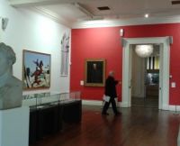 Usher Gallery Re-Hang. 'What's Going On' by Prof. Raimi Gbadamosi